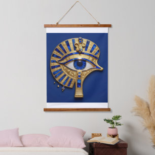 Das Ägyptische Auge´8 Wandteppich Mit Holzrahmen