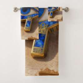 Das Ägyptische Auge´9 Badhandtuch Set