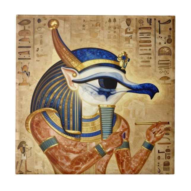 Das Ägyptische Auge  Fliese (Vorderseite)