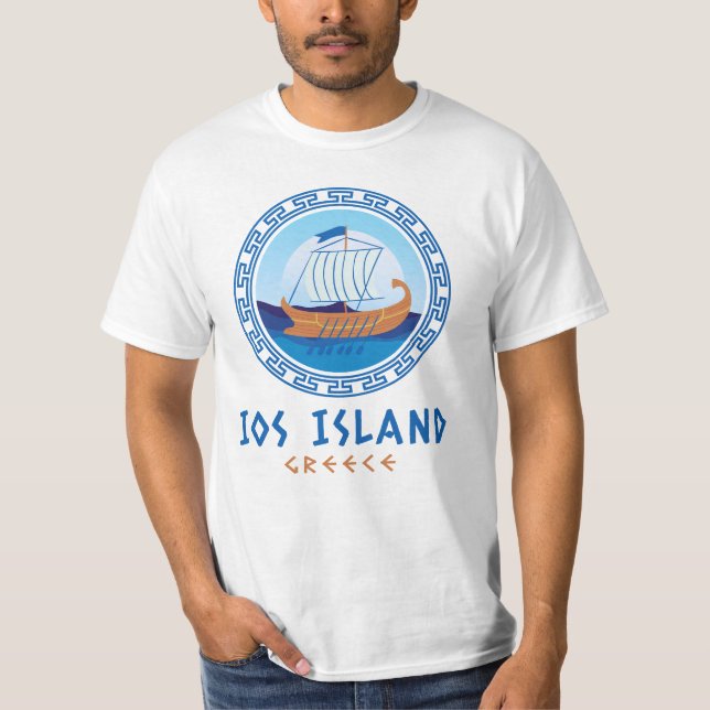 Das AIAD, Griechenland, die griechischen Schiffsde T-Shirt (Vorderseite)