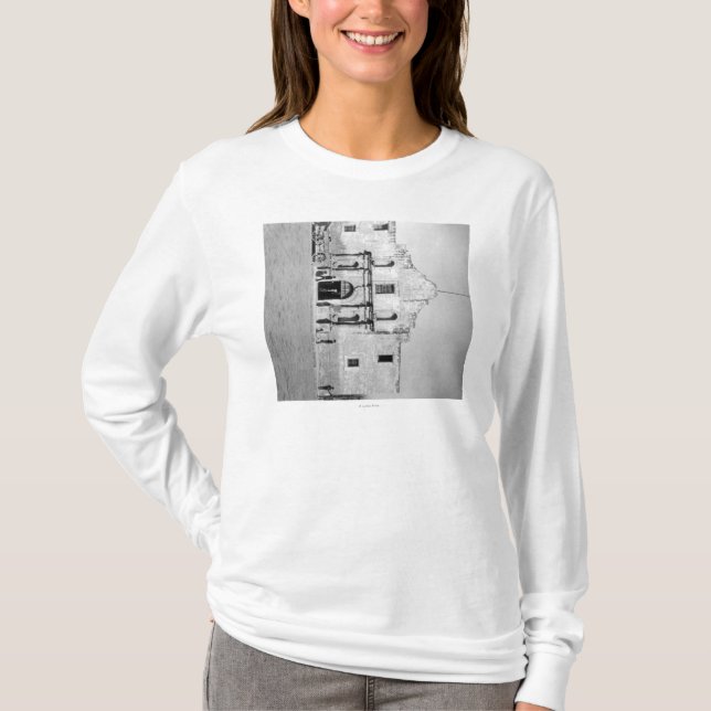 Das Alamo in San Antonio, TX Fotografie #1 T-Shirt (Vorderseite)