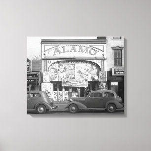 Das Alamo Kino, 1937 Leinwanddruck