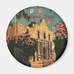 Das Alamo Vintage Texas Magnet
