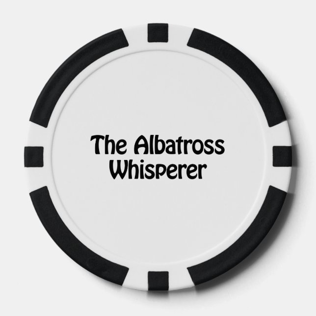 das Albatross-Flüstern Pokerchips (Vorderseite)