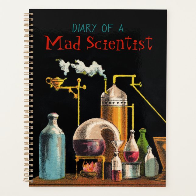 Das Alchemist Mad Scientist-Notebook Planer (Vorderseite)