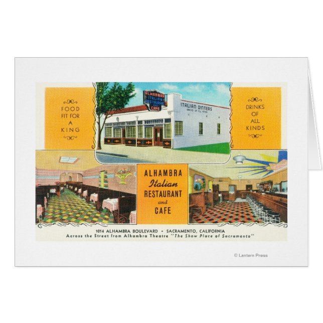 Das Alhambra Italian Restaurant & Caf � (Vorderseite (Horizontal))