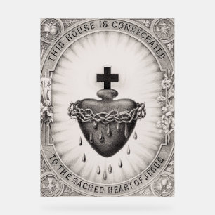 Das Allerheiligste Herz Jesu Symbol der göttlichen Acrylschild