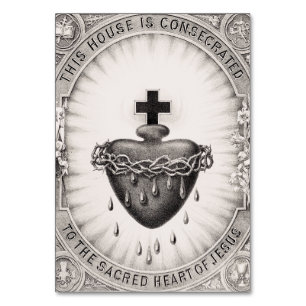 Das Allerheiligste Herz Jesu Symbol der göttlichen Tischnummer