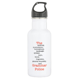 Das alles Polizei Edelstahlflasche
