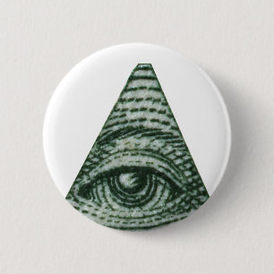 Das alles sehende Auge Button