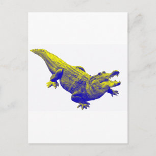 DAS ALLIGATOR-LICHT POSTKARTE