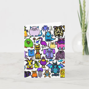 "Das Alphabet-Buch" - Notizkarte Karte