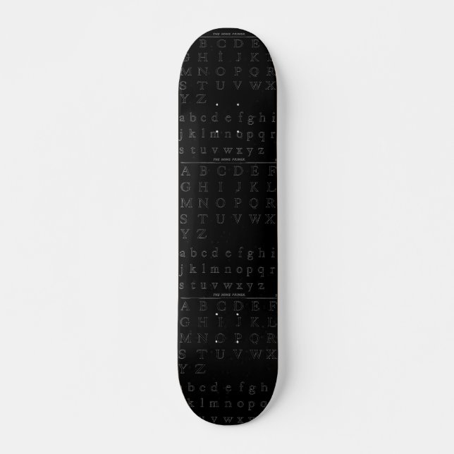 Das Alphabet-Skateboard Skateboard (Vorne)