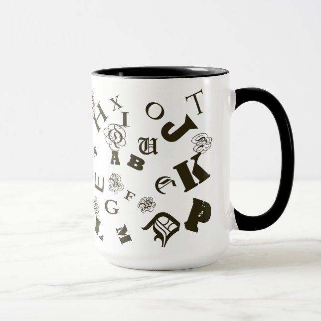 Das Alphabet Tasse (Rechts)