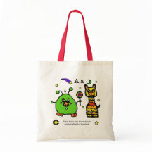 Das Alphabetbuch - der Buchstabe A - Tragetasche