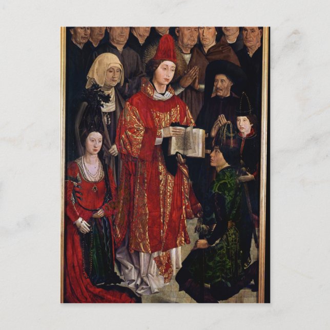 Das Altarstück von St. Vincent Postkarte (Vorderseite)