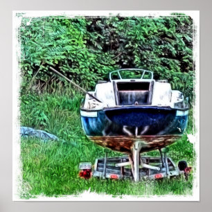 Das alte Boot Poster