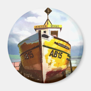 DAS ALTE FISCHEREIBOOT MAGNET