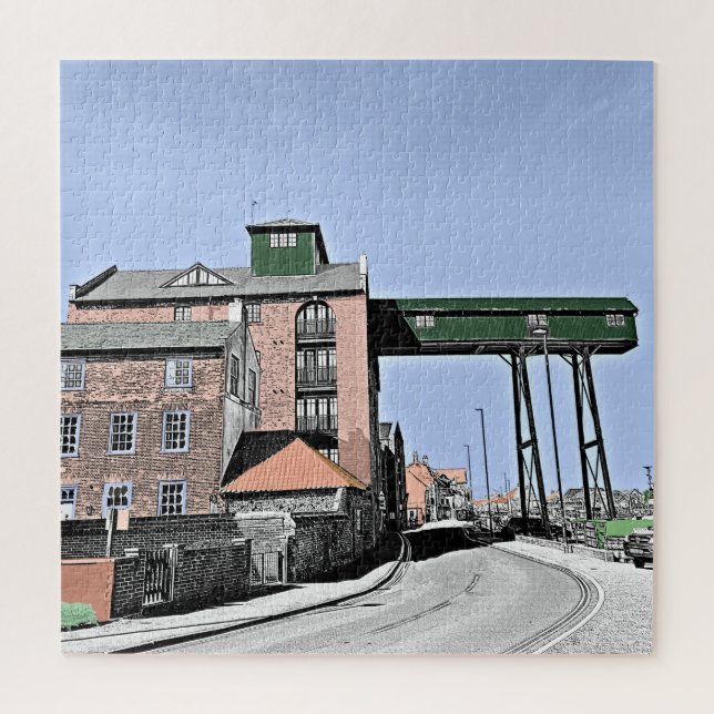 Das alte Granary Wells neben der Norfolk Puzzle (Vertikal)