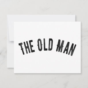 Das alte Mann Papa lustige Vatertag Geschenk Feiertagskarte