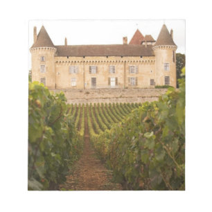 Das alte mittelalterliche Schloss Chateau de Rully Notizblock