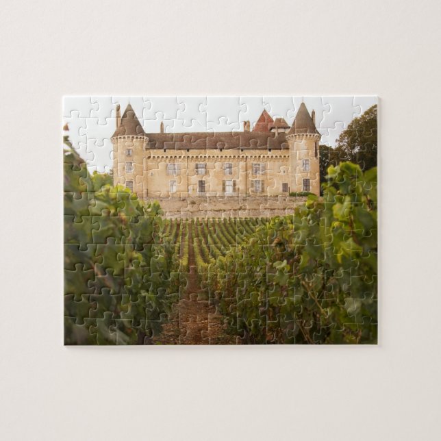 Das alte mittelalterliche Schloss von Rully am Mee Puzzle (Horizontal)