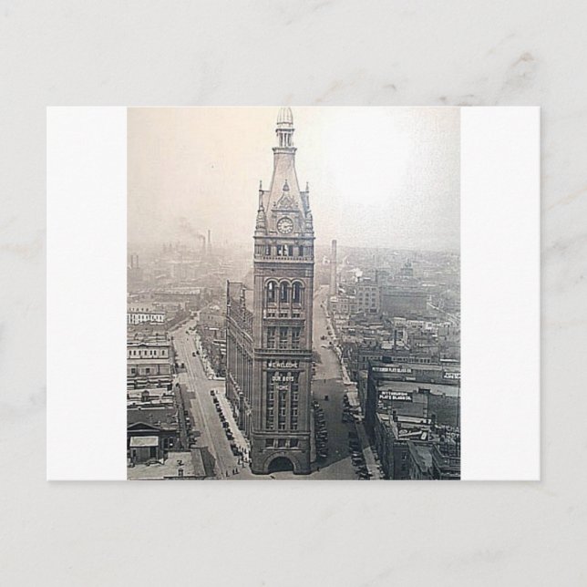 Das alte Rathaus von Milwaukee Postkarte (Vorderseite)