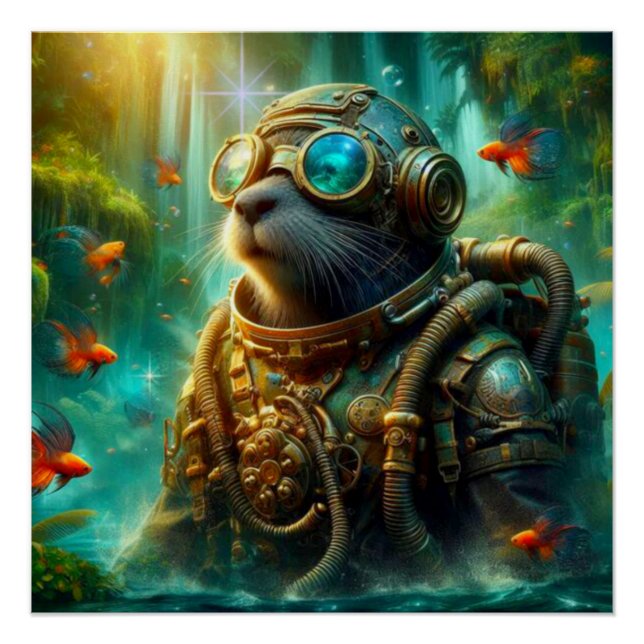 DAS ALTER DES STAHLMEERESOTTERS 4 POSTER (Vorderseite)