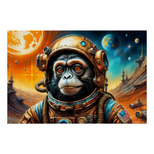DAS ALTER DES STAHLTAMARIN-MONKEY 2 POSTER