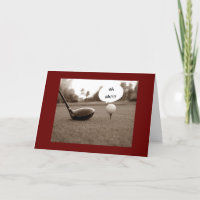 DAS ALTER IST MIT 50 AUF/GOLF SCORE GEKOMMEN!