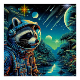 DAS ALTER VON STAHL-NÖRDLICHER RAKKOON 5 POSTER