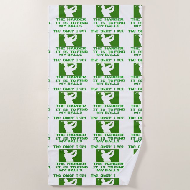 Das ältere Golf-D erhalte ich Badetuch (Vorderseite)
