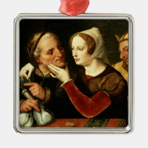 Das ältere man wird, das wütendere man wird silbernes ornament
