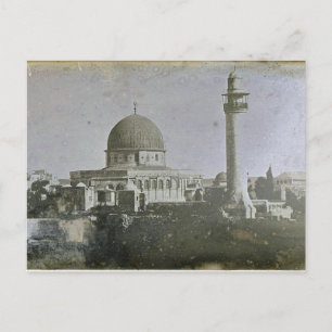 Das älteste Foto Jerusalems Postkarte