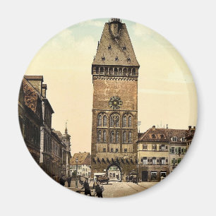 Das Altportel, Speyer, der Rhein, Deutschland selt Magnet