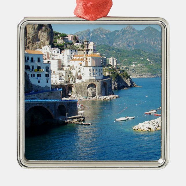 Das Amalfi Vista Ornament Aus Metall (Vorne)