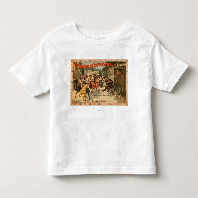 Das amerikanische Burlesquers 15 Schönheits-Spiel Kleinkind T-shirt (Vorderseite)