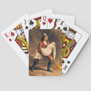 Das amerikanische Feuerwehrmann-Stil 3 Kartenspiel Spielkarten