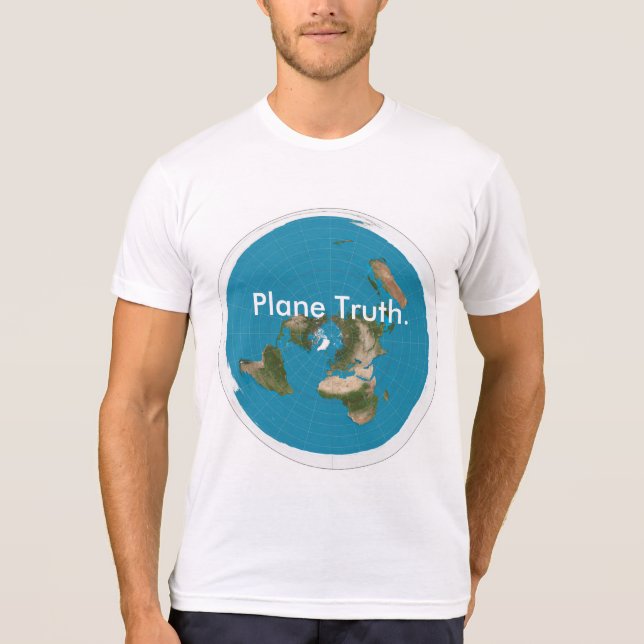 Das amerikanische Kleid "Flugzeug-Wahrheit der T-Shirt (Vorderseite)