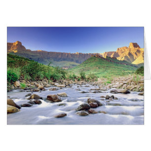 Das Amphitheater und der Tugela-Fluss in Drakensbe