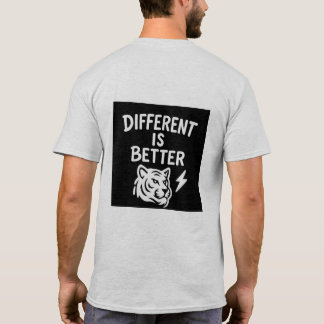 Das andere ist besser - Motivierend Tiger-Shirt" T-Shirt