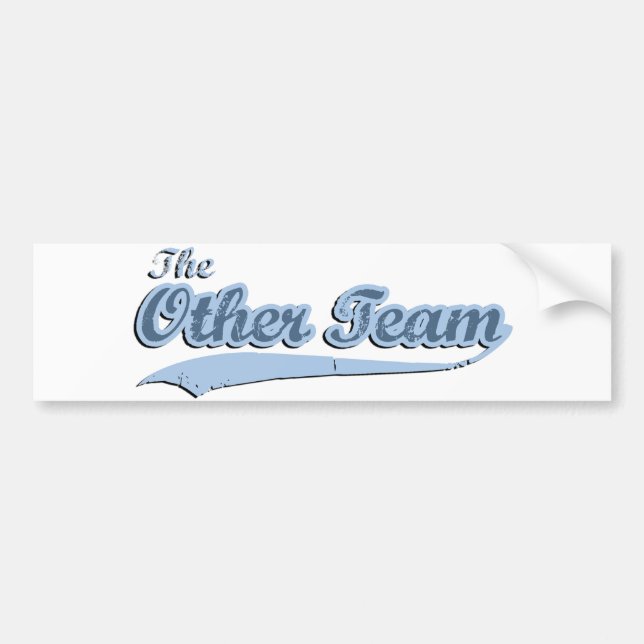 DAS ANDERE TEAM BLAUE -.pnng Autoaufkleber (Vorne)