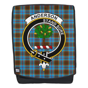 Das Anderson Clan Wappen Tartan Kariert Rucksack
