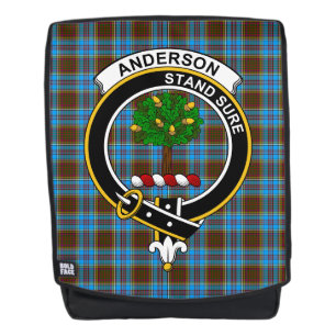 Das Anderson-Clan-Wappen-Tartan-Karo Rucksack