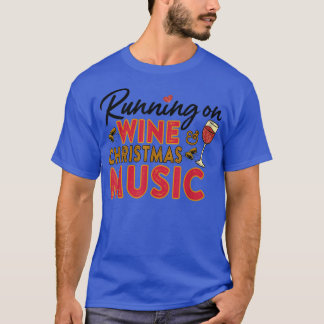 Das Angebot für Wein und Weihnachtsmusik T-Shirt