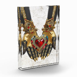 Das Angebot - Herz in den Händen Fotoblock