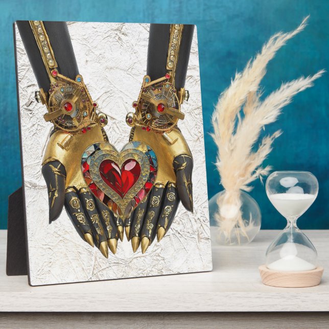 Das Angebot - Herz in den Händen Fotoplatte (Seite)