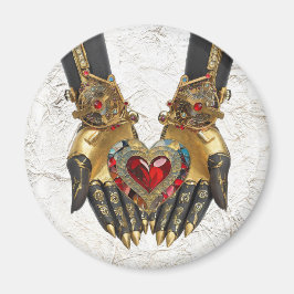 Das Angebot - Herz in den Händen Magnet