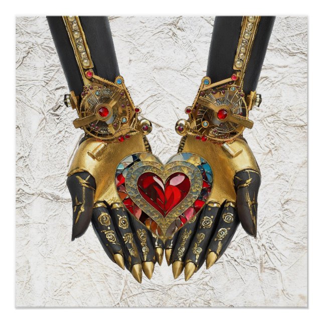 Das Angebot - Herz in den Händen Poster (Vorderseite)