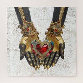 Das Angebot - Herz in den Händen Puzzle